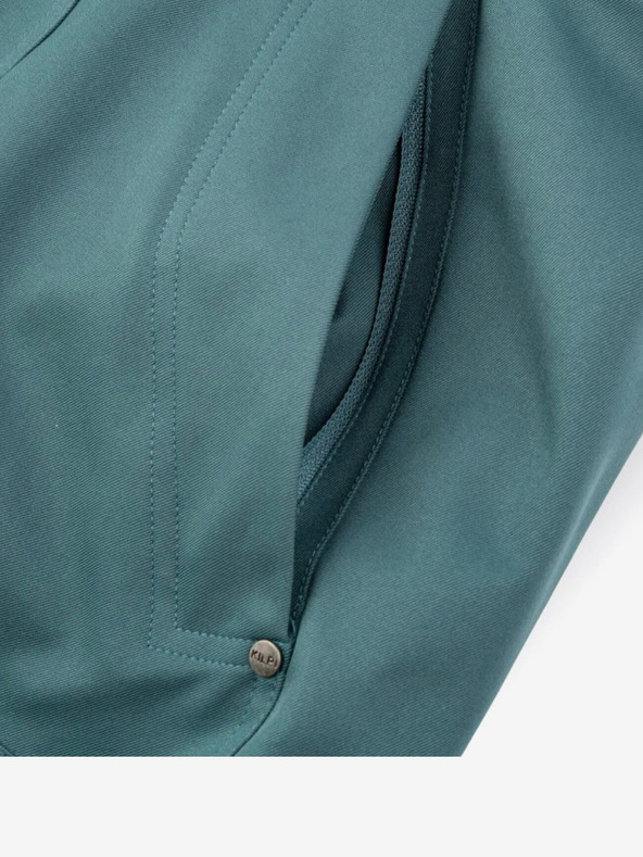 Kilpi Tmavě zelený dámský zimní kabát Kilpi PERU-W