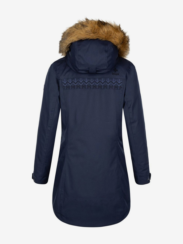 Kilpi Tmavě modrý dámský zimní kabát Kilpi PERU-W