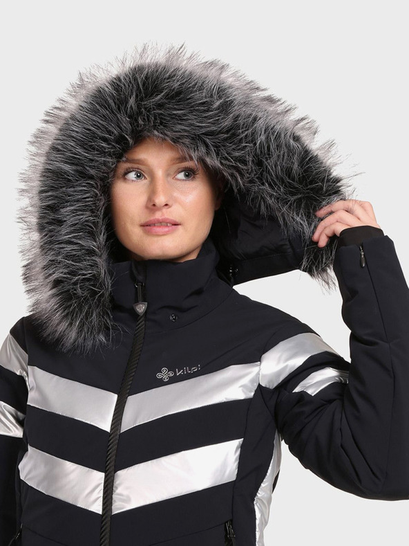 Kilpi Černá dámská luxusní lyžařská bunda Kilpi LTD ASTER-W