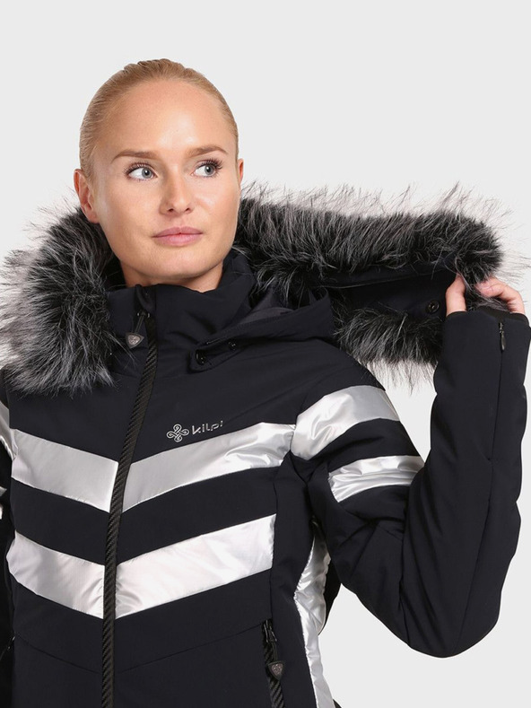 Kilpi Černá dámská luxusní lyžařská bunda Kilpi LTD ASTER-W