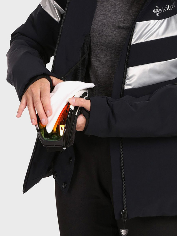 Kilpi Černá dámská luxusní lyžařská bunda Kilpi LTD ASTER-W