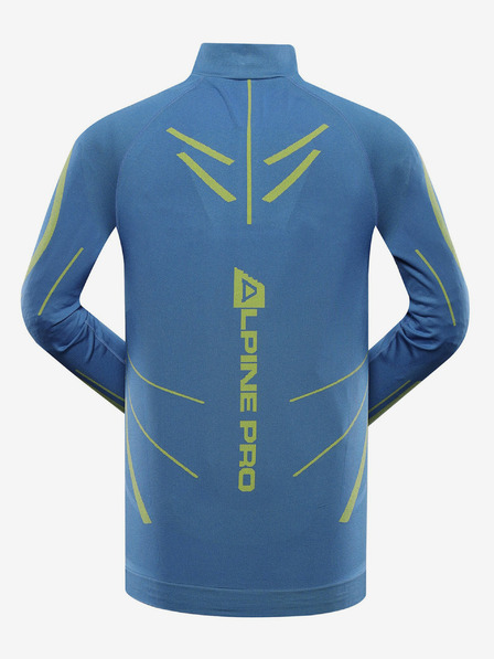 ALPINE PRO Modré pánské funkční tričko ALPINE PRO Seam