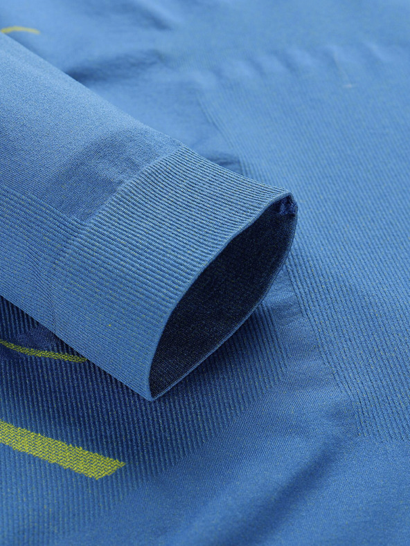 ALPINE PRO Modré pánské funkční tričko ALPINE PRO Seam