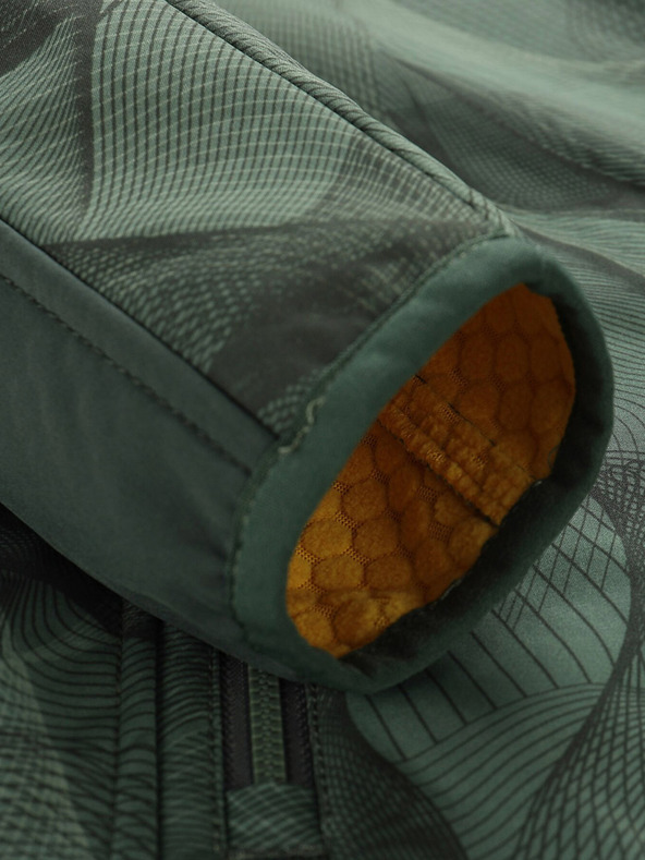 ALPINE PRO Tmavě zelená dětská softshellová bunda ALPINE PRO Hooro