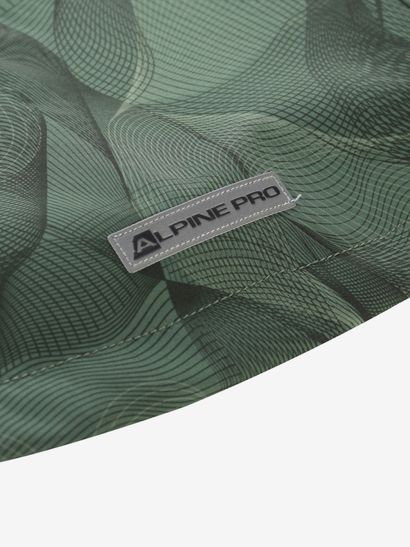 ALPINE PRO Tmavě zelená dětská softshellová bunda ALPINE PRO Hooro