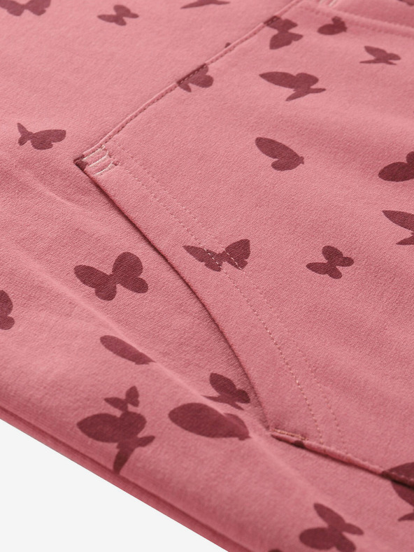 NAX Růžová holčičí mikina NAX Ziardo