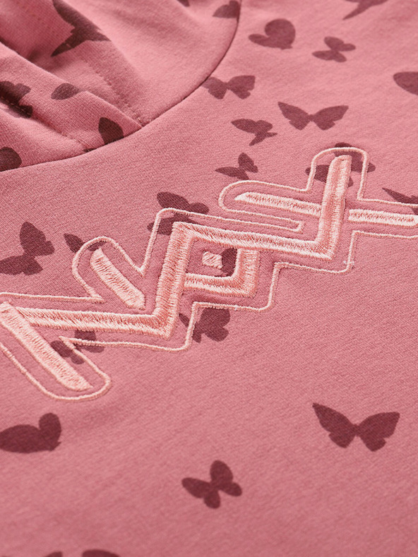 NAX Růžová holčičí mikina NAX Ziardo