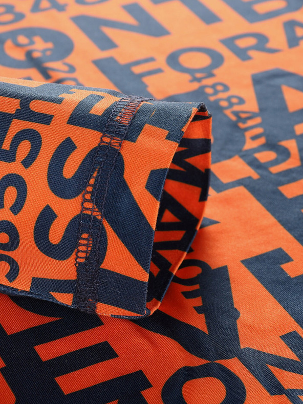 ALPINE PRO Oranžové pánské funkční tričko ALPINE PRO Lous