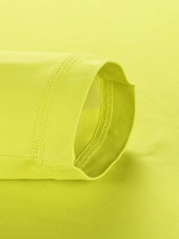 ALPINE PRO Žluté pánské funkční tričko ALPINE PRO Lous