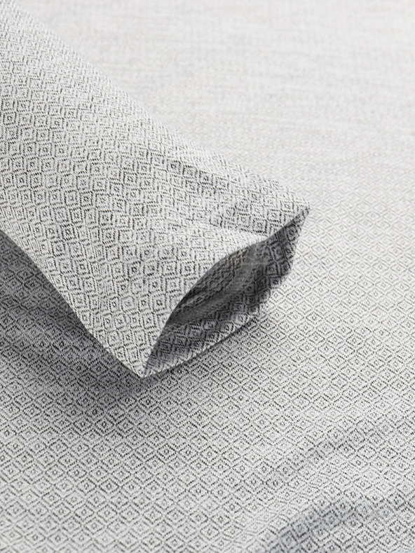 ALPINE PRO Světle šedé pánské žíhané tričko ALPINE PRO Wenp