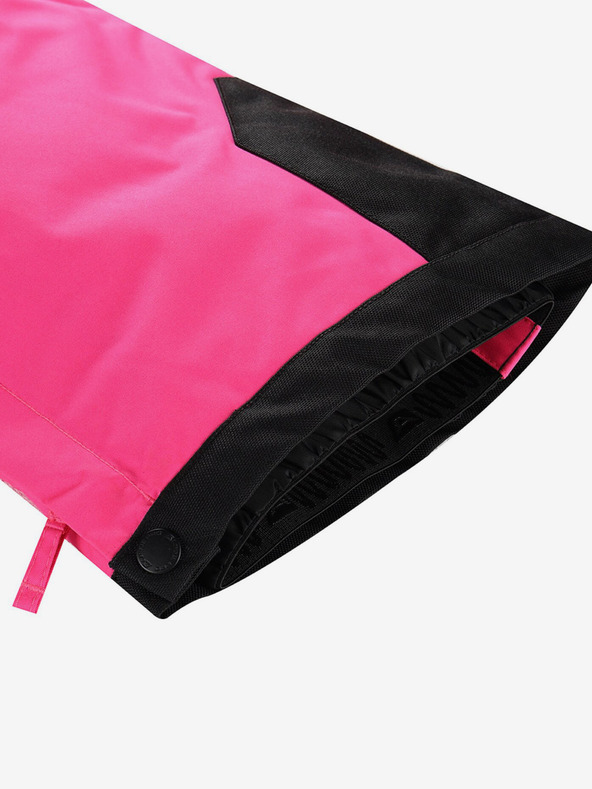 ALPINE PRO Tmavě růžové holčičí lyžařské kalhoty s membránou ptx ALPINE PRO Osago