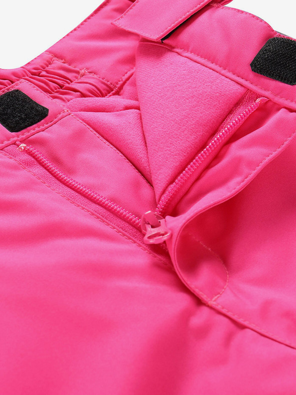 ALPINE PRO Tmavě růžové holčičí lyžařské kalhoty s membránou ptx ALPINE PRO Osago