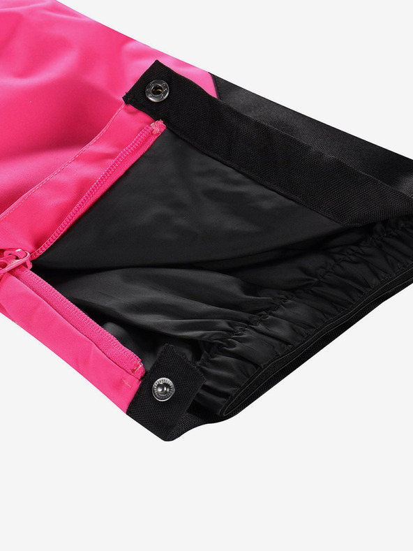 ALPINE PRO Tmavě růžové holčičí lyžařské kalhoty s membránou ptx ALPINE PRO Osago