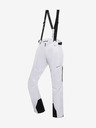 ALPINE PRO Bílé dámské lyžařské kalhoty s membránou PTX ALPINE PRO Osaga
