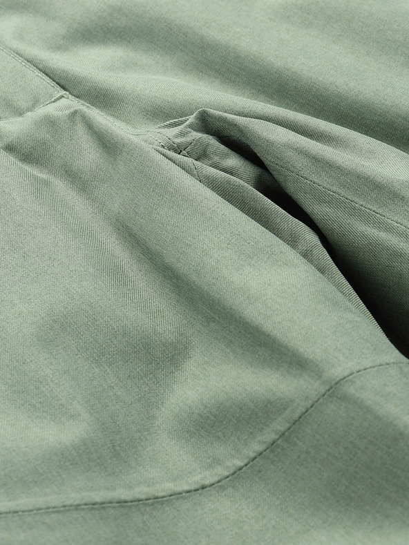 ALPINE PRO Zelené dámské lyžařské kalhoty s membránou PTX ALPINE PRO Osaga