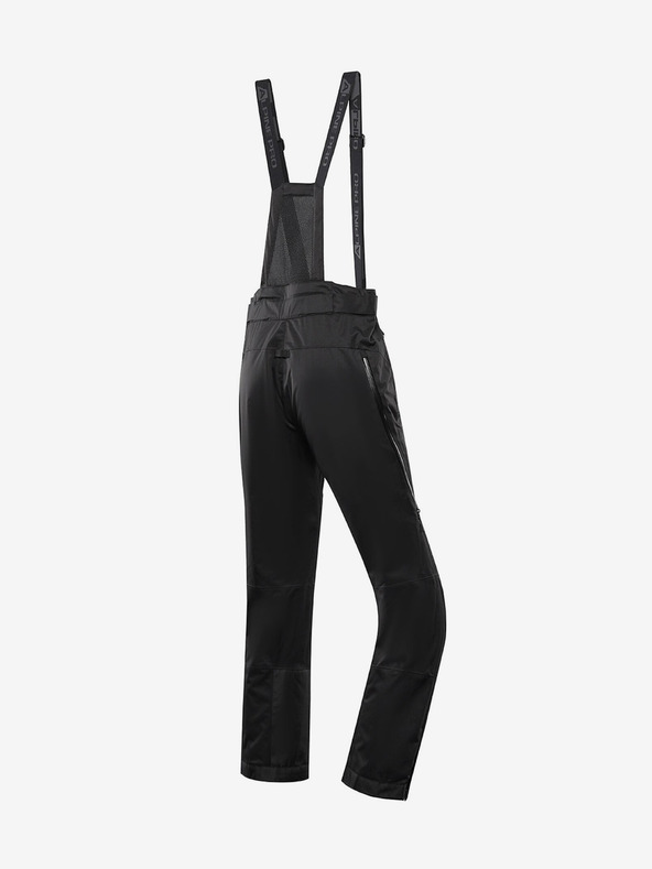 ALPINE PRO Černé pánské lyžařské kalhoty s membránou PTX ALPINE PRO Feler
