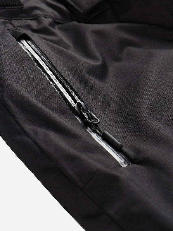 ALPINE PRO Černé pánské lyžařské kalhoty s membránou PTX ALPINE PRO Feler