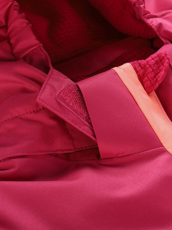 ALPINE PRO Oranžovo-růžová holčičí lyžařská bunda s membránou PTX ALPINE PRO Reamo