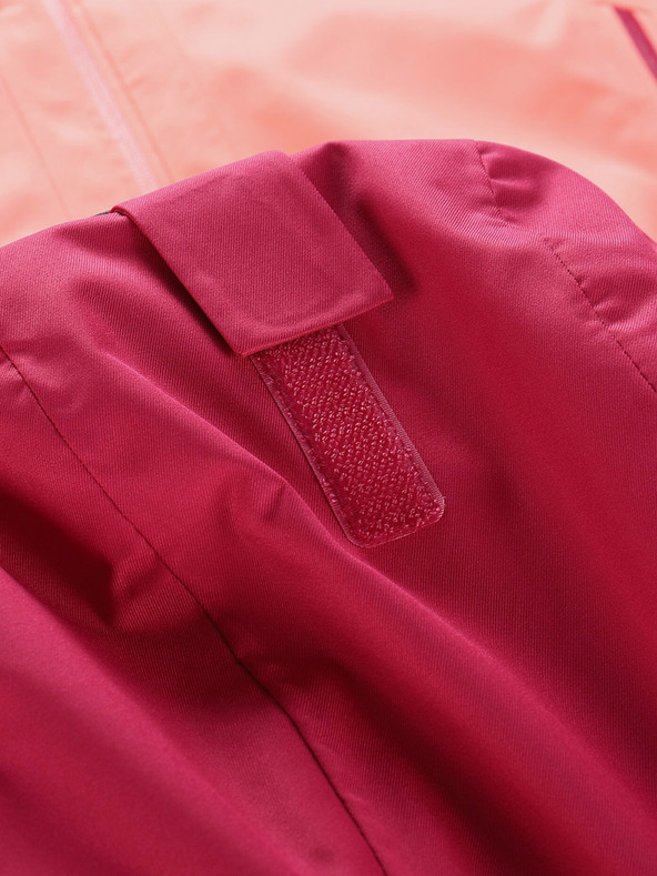 ALPINE PRO Oranžovo-růžová holčičí lyžařská bunda s membránou PTX ALPINE PRO Reamo