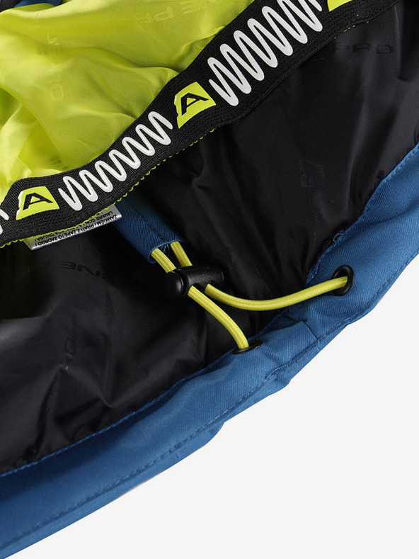 ALPINE PRO Modro-zelená dětská lyžařská bunda s membránou PTX ALPINE PRO Reamo