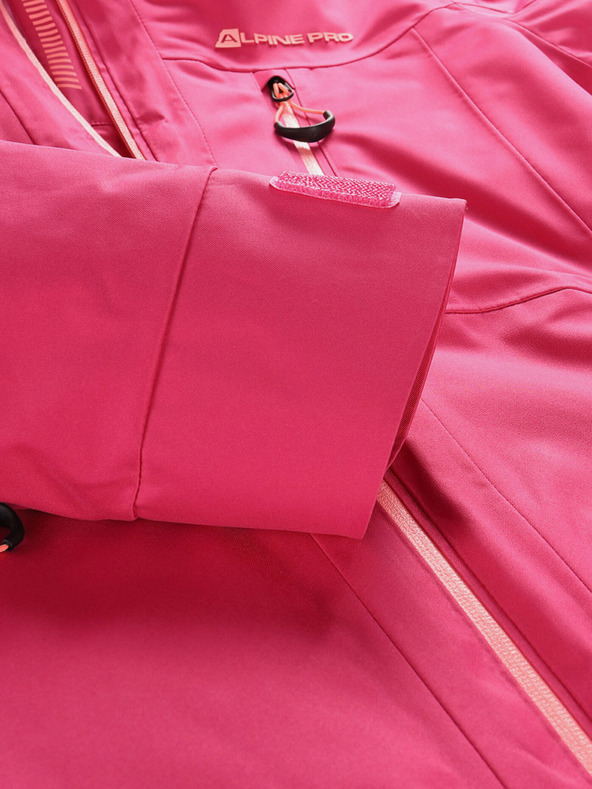 ALPINE PRO Tmavě růžová dámská lyžařská bunda s membránou PTX ALPINE PRO Reama