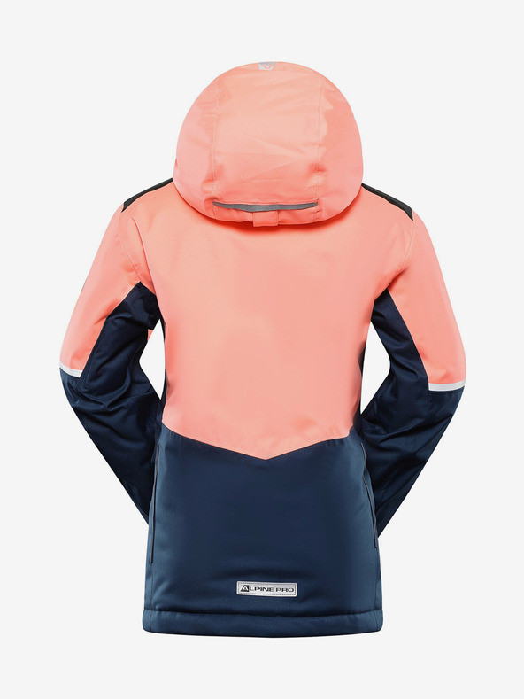 ALPINE PRO Oranžová dětská lyžařská bunda s membránou PTX ALPINE PRO Zaribo