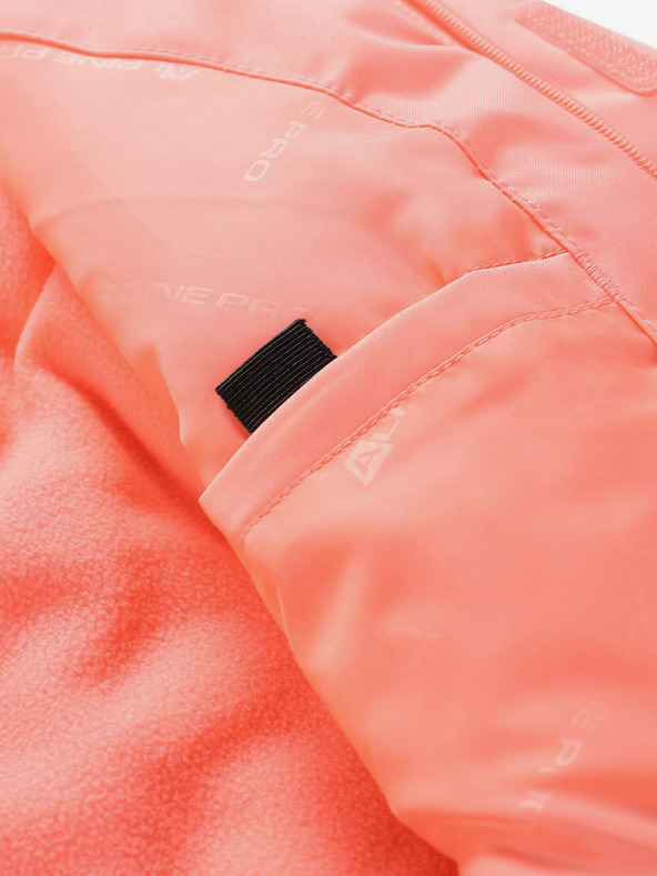 ALPINE PRO Oranžová dětská lyžařská bunda s membránou PTX ALPINE PRO Zaribo