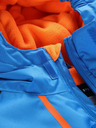 ALPINE PRO Modrá dětská lyžařská bunda s membránou PTX ALPINE PRO Zaribo