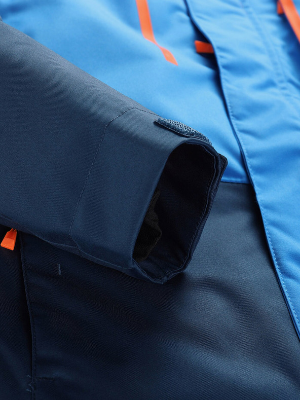 ALPINE PRO Modrá dětská lyžařská bunda s membránou PTX ALPINE PRO Zaribo