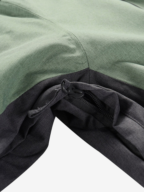 ALPINE PRO Zelená dětská lyžařská bunda s membránou PTX ALPINE PRO Zaribo