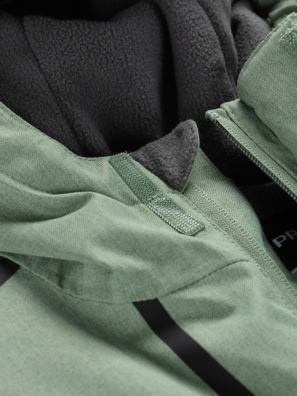 ALPINE PRO Zelená dětská lyžařská bunda s membránou PTX ALPINE PRO Zaribo