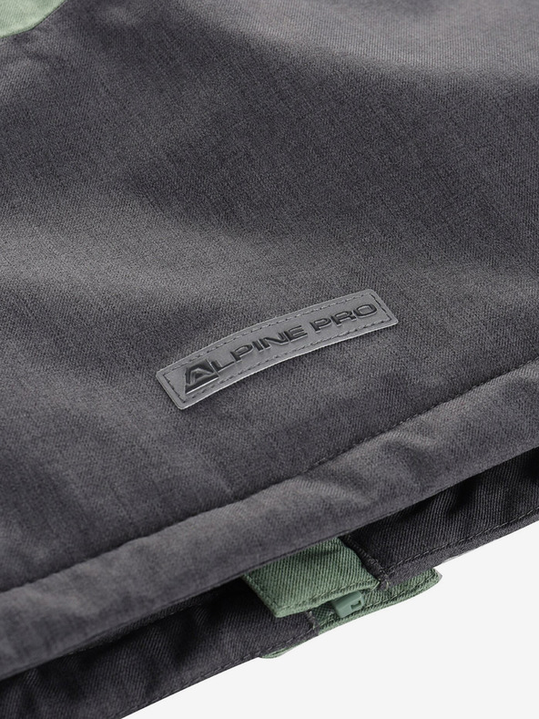 ALPINE PRO Zelená dětská lyžařská bunda s membránou PTX ALPINE PRO Zaribo