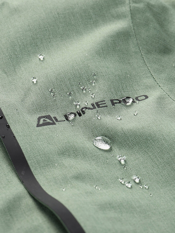 ALPINE PRO Zelená dětská lyžařská bunda s membránou PTX ALPINE PRO Zaribo