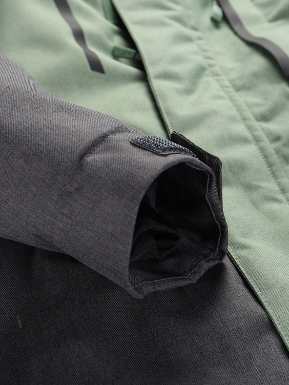 ALPINE PRO Zelená dětská lyžařská bunda s membránou PTX ALPINE PRO Zaribo