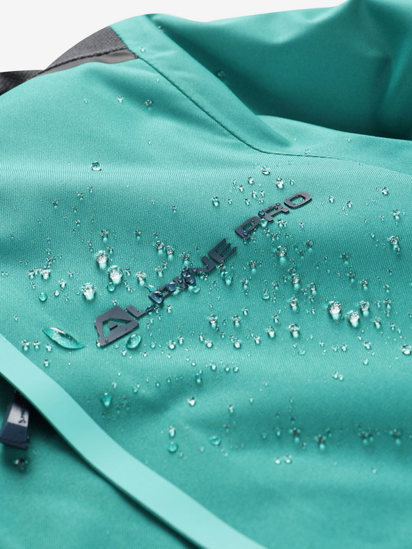 ALPINE PRO Zelená dámská lyžařská bunda s membránou PTX ALPINE PRO Zariba