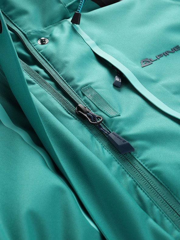 ALPINE PRO Zelená dámská lyžařská bunda s membránou PTX ALPINE PRO Zariba