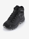 ALPINE PRO Černé pánské outdoorové boty s membránou PTX ALPINE PRO Kneiffe