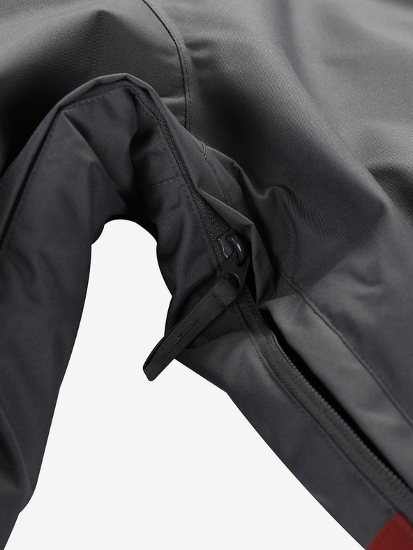 ALPINE PRO Vínová pánská lyžařská bunda ALPINE PRO Uzer