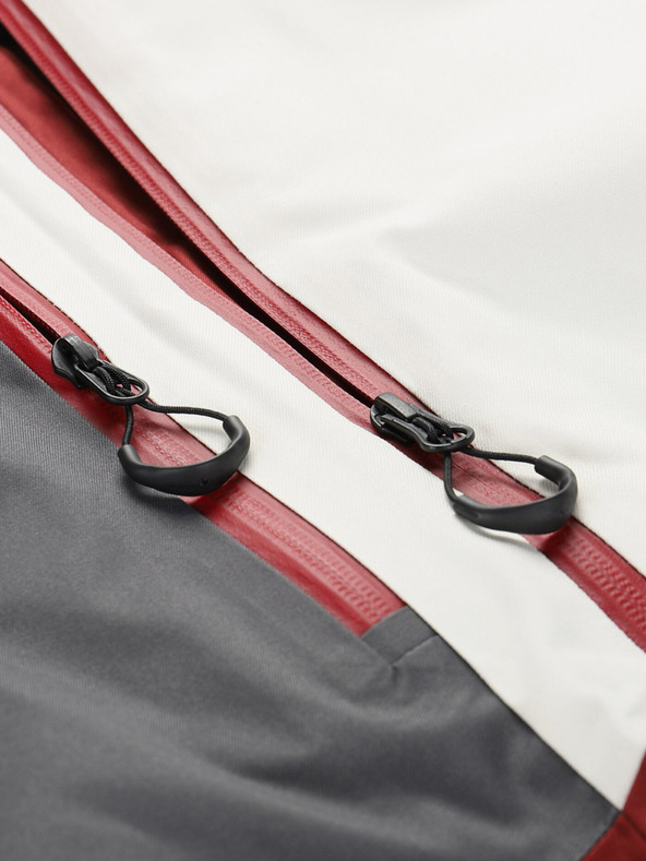 ALPINE PRO Vínová pánská lyžařská bunda ALPINE PRO Uzer