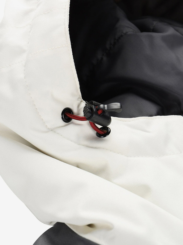 ALPINE PRO Vínová pánská lyžařská bunda ALPINE PRO Uzer