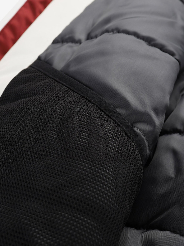 ALPINE PRO Vínová pánská lyžařská bunda ALPINE PRO Uzer