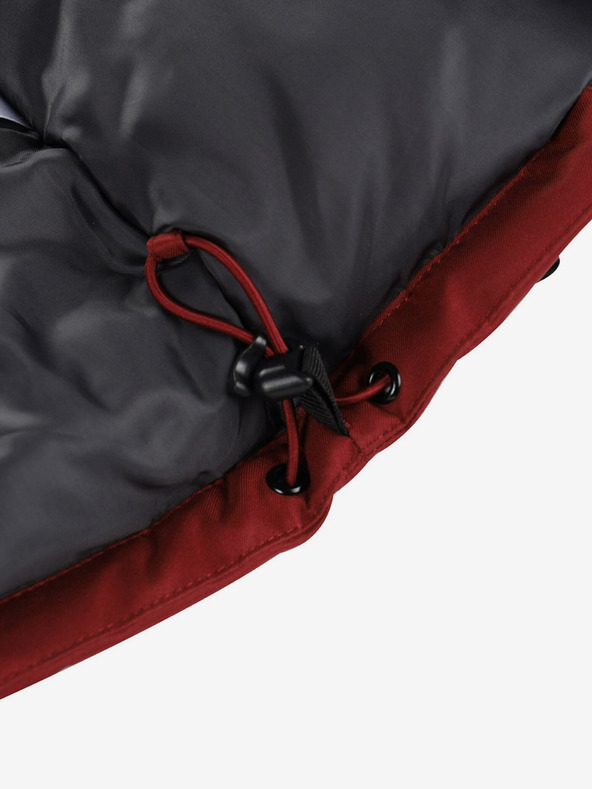 ALPINE PRO Vínová pánská lyžařská bunda ALPINE PRO Uzer