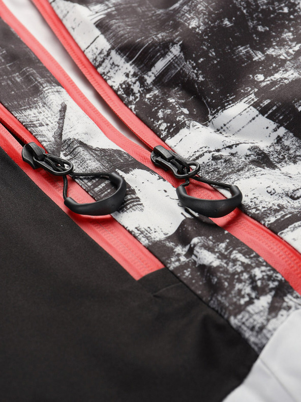 ALPINE PRO Šedá pánská lyžařská bunda ALPINE PRO Uzer