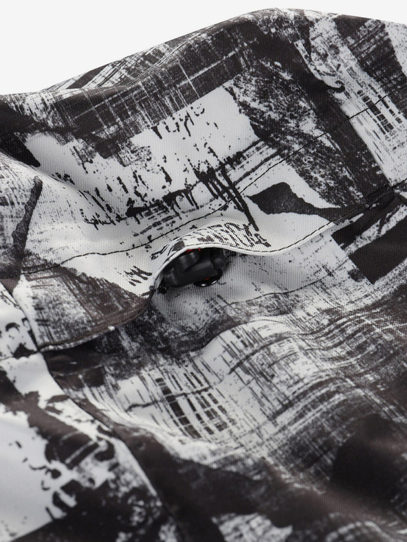 ALPINE PRO Šedá pánská lyžařská bunda ALPINE PRO Uzer