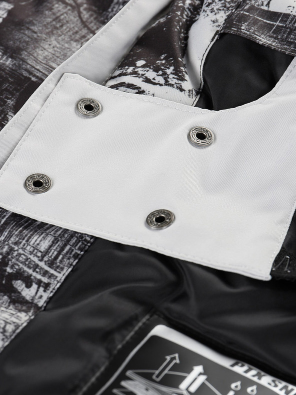 ALPINE PRO Šedá pánská lyžařská bunda ALPINE PRO Uzer