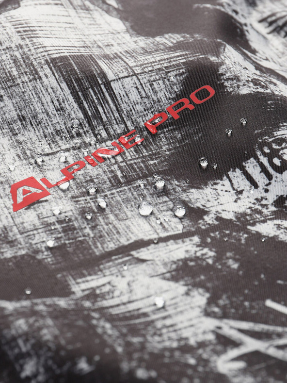 ALPINE PRO Šedá pánská lyžařská bunda ALPINE PRO Uzer