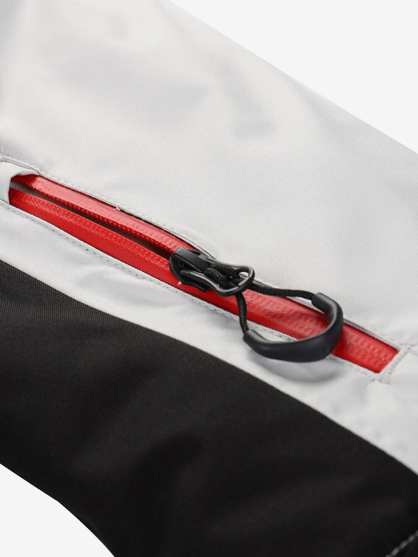 ALPINE PRO Šedá pánská lyžařská bunda ALPINE PRO Omeq