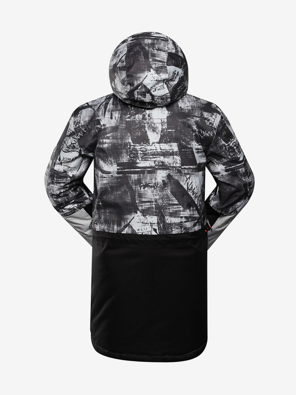 ALPINE PRO Šedá pánská lyžařská bunda ALPINE PRO Omeq