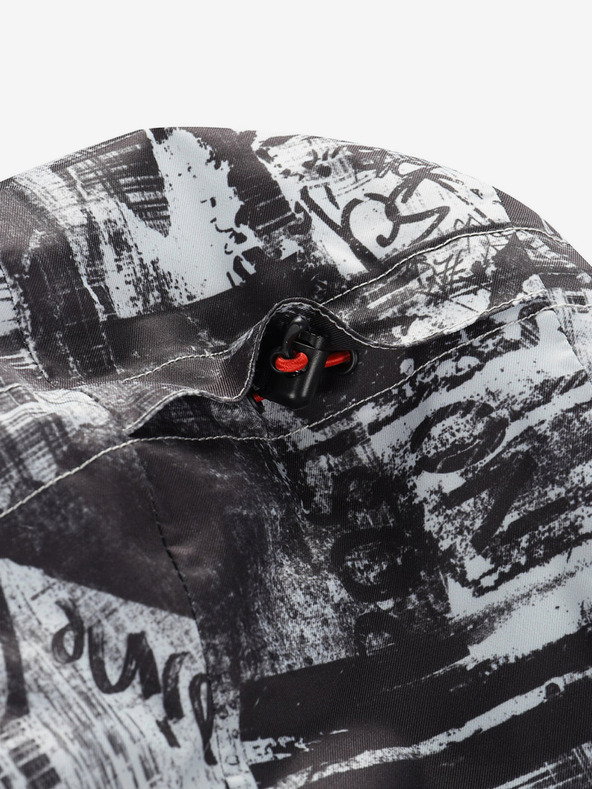 ALPINE PRO Šedá pánská lyžařská bunda ALPINE PRO Omeq