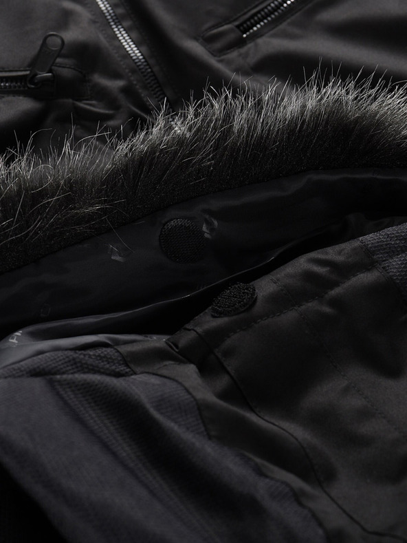 ALPINE PRO Černá pánská lyžařská bunda ALPINE PRO Olad